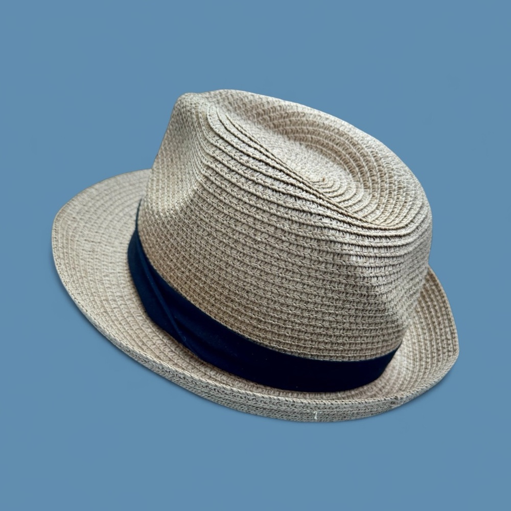 Furtalk Fedora Straw Sun Hat for Men & Women Foldable Roll L/XL NWOT - Picture 3 of 6
